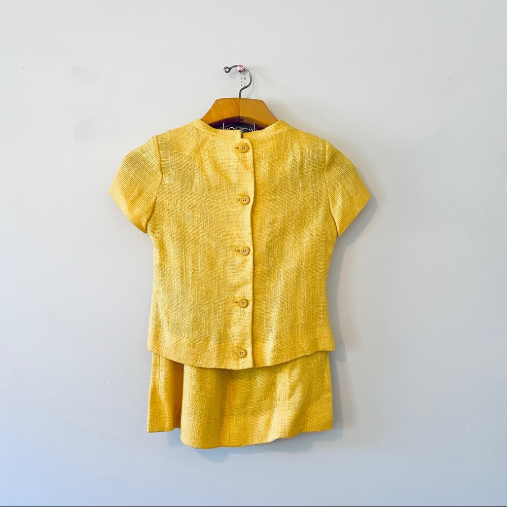 Vintage 50s 60s skirt dress suit tweed classic extra small xs - Picture 4 of 10
